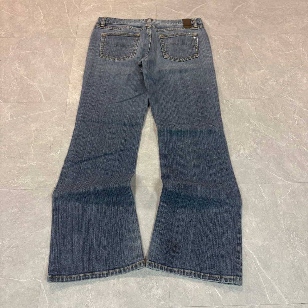 X2 Denim Laboratory Womens Flare Leg Jeans Blue Medium Wash Size 8 Regular W20